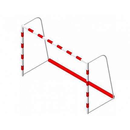 Ворота для міні футболу та гандболу шарнірно-збираються до стіни, фото 2