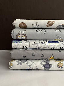 Сатин з дитячим принтом