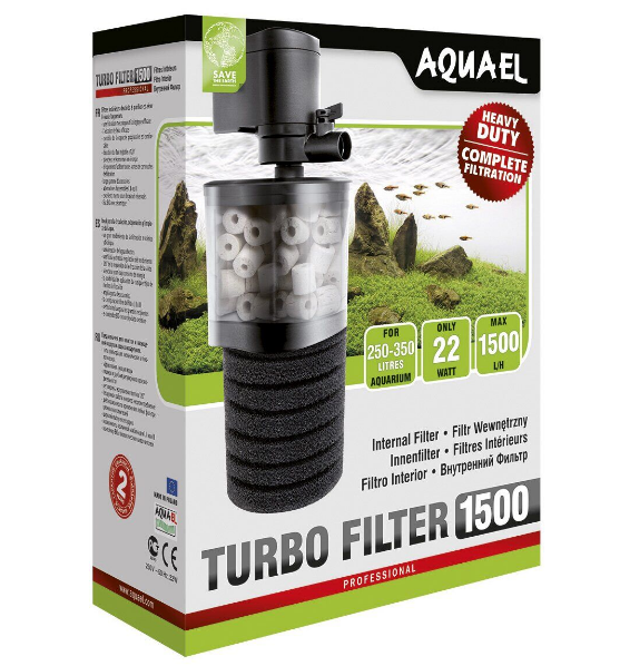 Фільтр внутрішній для акваріума, Aquael Turbo Filter NEW 1500.