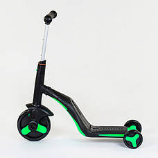 Дитячий триколісний велосипед,самокат,беговел 3 в 1 Best Scooter, фото 2