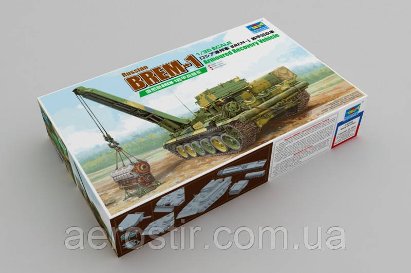 BREM-1 Armoured Recovery Vehicle 1/35 Trumpeter 09553, фото 1