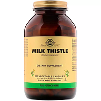 Розторопша, Milk Thistle, Solgar, 250 вегетаріанських капсул