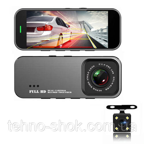 Автомобільний відеореєстратор 701, LCD 3.19", 1080P Full HD, Parking Monitor, метал. корпус