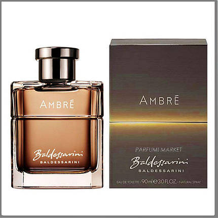 Baldessarini Ambre Hugo Boss туалетна вода 90 ml. (Балдесарині Амбре Хуго Бос), фото 1