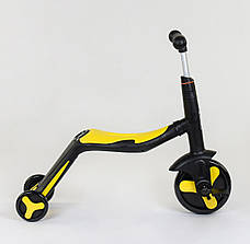 Дитячий триколісний велосипед,самокат, біговел 3 в 1 Best Scooter, фото 3