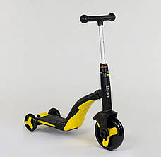 Дитячий триколісний велосипед,самокат, біговел 3 в 1 Best Scooter, фото 4