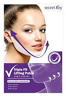Ліфтинг-маска з лавандою для V-зони Secret Key Triple Fit Lifting Patch 1 шт.