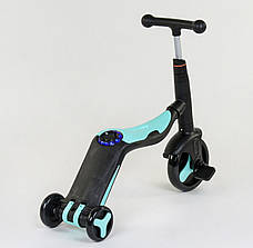 Дитячий триколісний велосипед,самокат, біговел 3 в 1 Best Scooter, фото 4