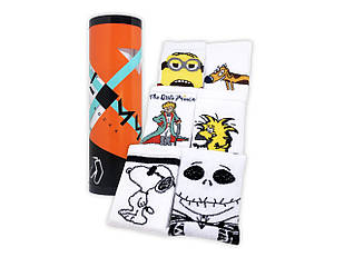 Подарунковий тубус шкарпеток Cartoons tube 2, One size (37-43)