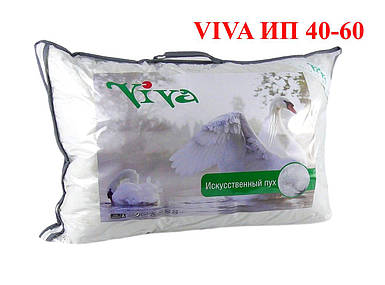 Подушка з лебяжим пухом тм.«VIVA» 40-60