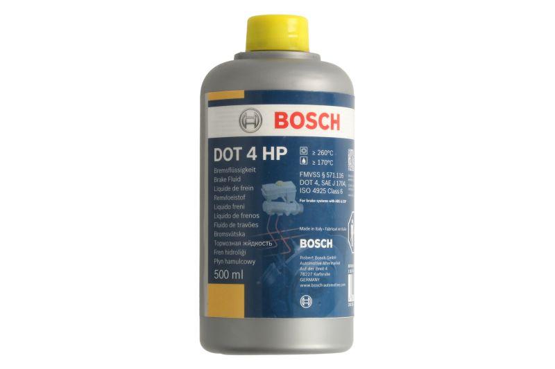 Гальмівна рідина DOT-4 HP BOSCH 0,5 л (для авто з ESP), фото 1