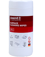 Серветки Axent 5301-A для орг.техніки, вологі, 100 штук