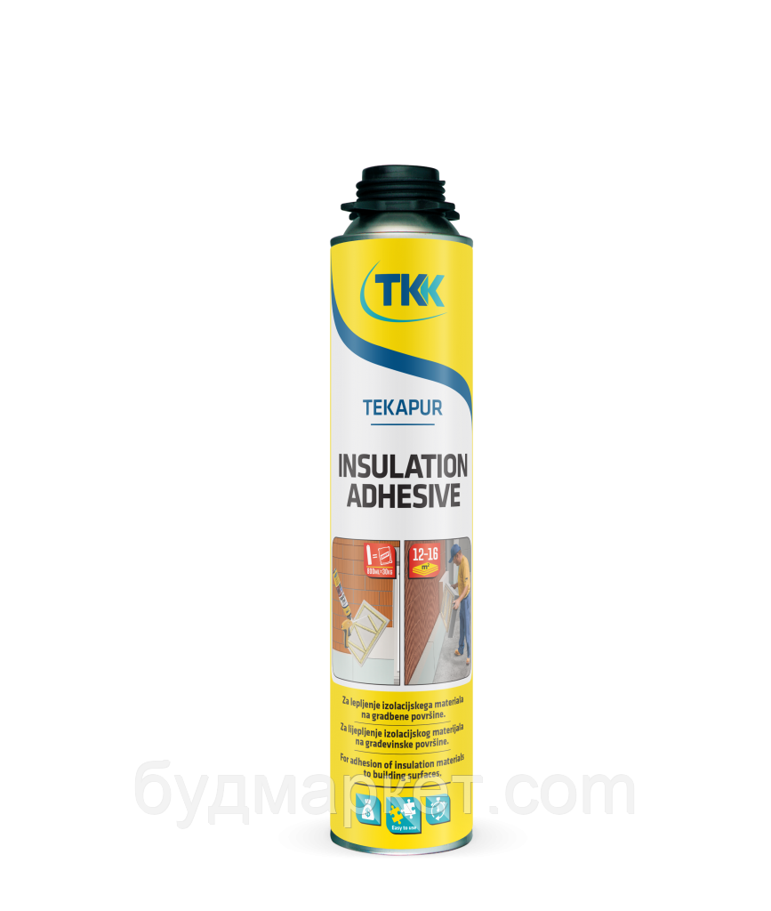 Піна-клей TKK TEKAPUR Insulation Adhesive (професійна) 750мл/800мл PU ML INSULAT BLANK