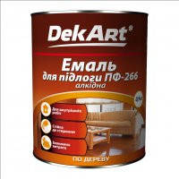 Емаль алкідна для підлоги DekArt ПФ-266П (0.9 кг) жовто-коричнева