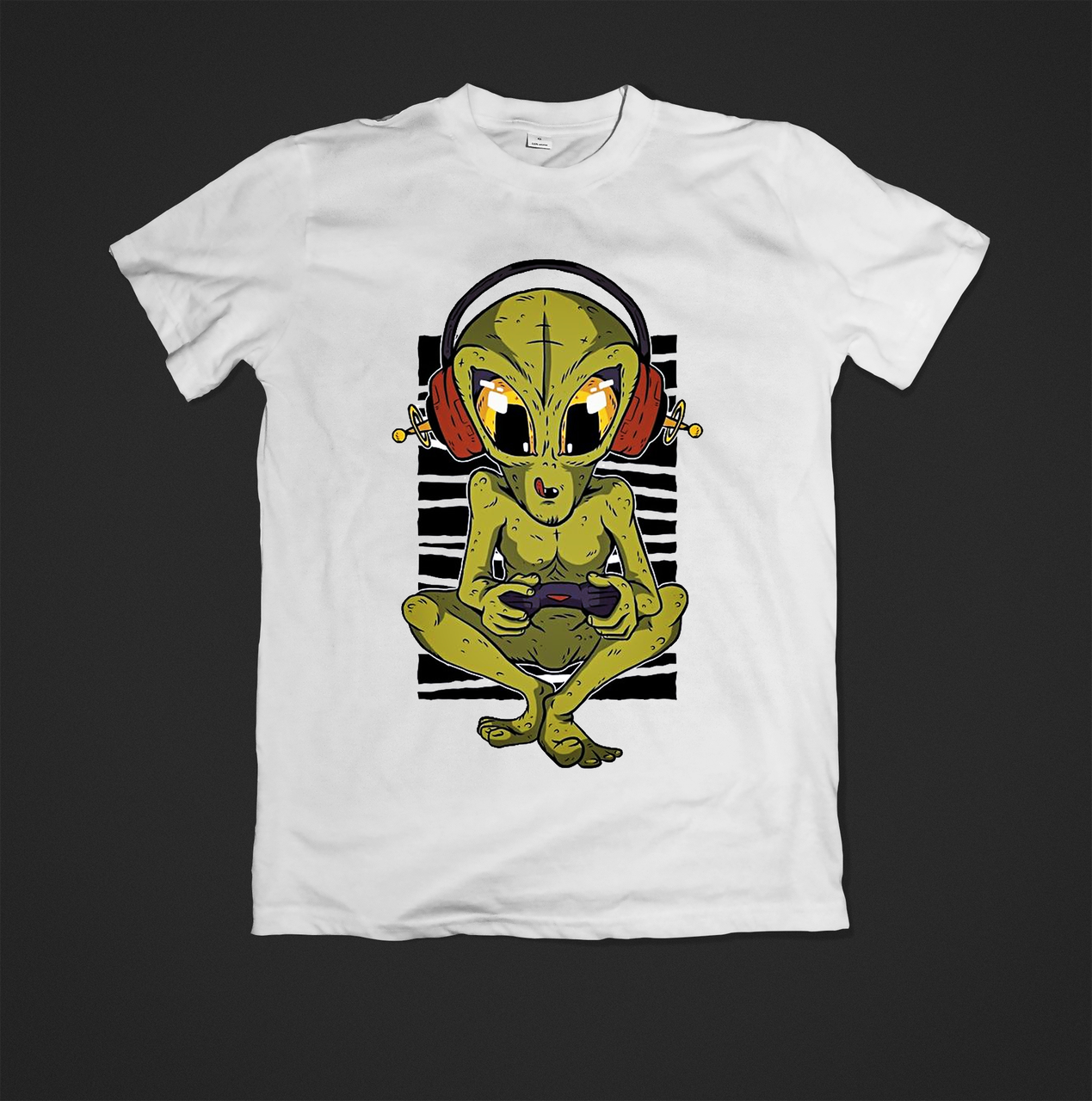 Футболка чоловіча з принтом Alien, фото 1