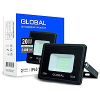 Прожектор 20Вт 6000К Global 1-GBL-02-LFL-2060