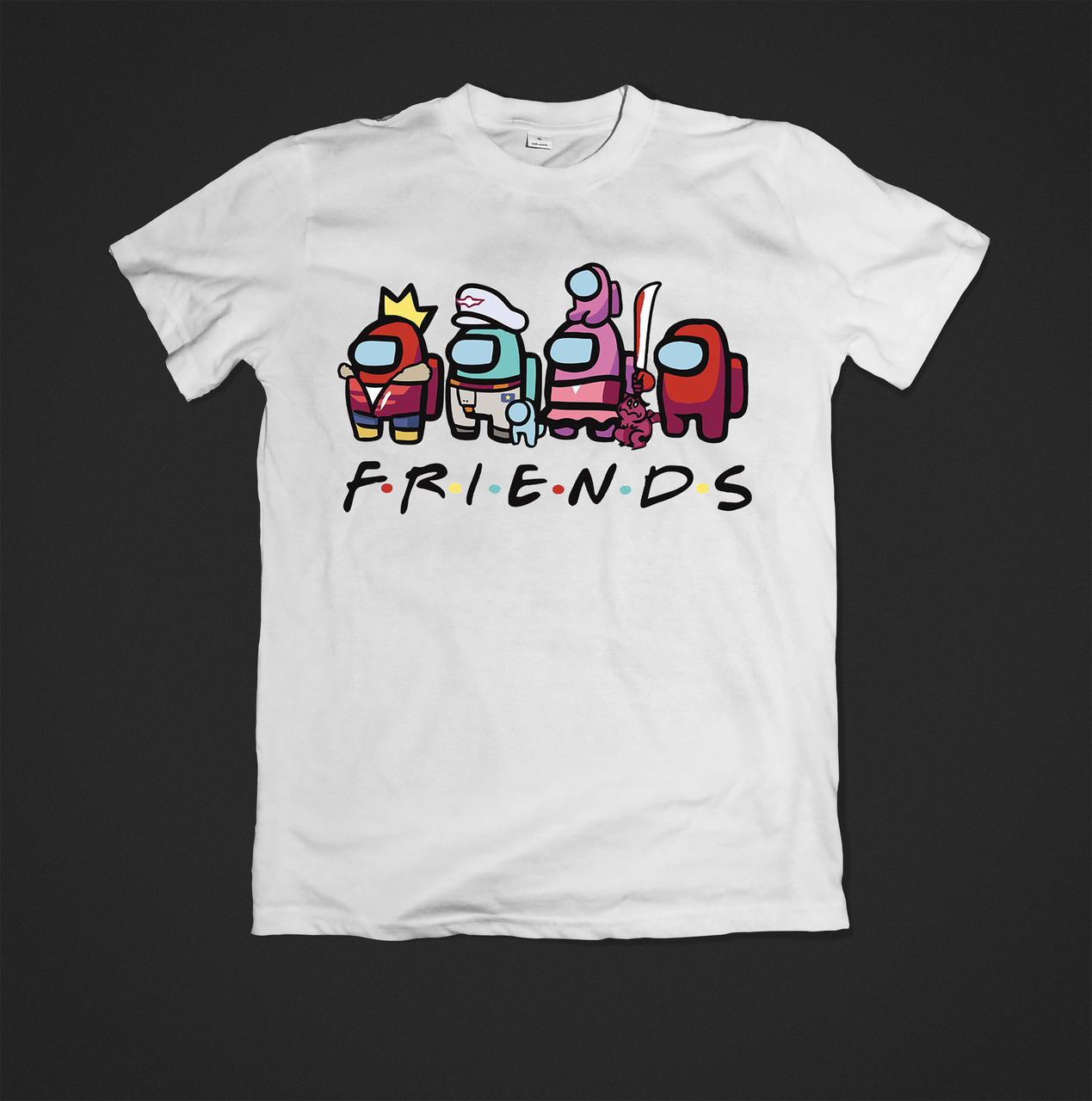 Футболка YOUstyle among us 0650 XL White, фото 1