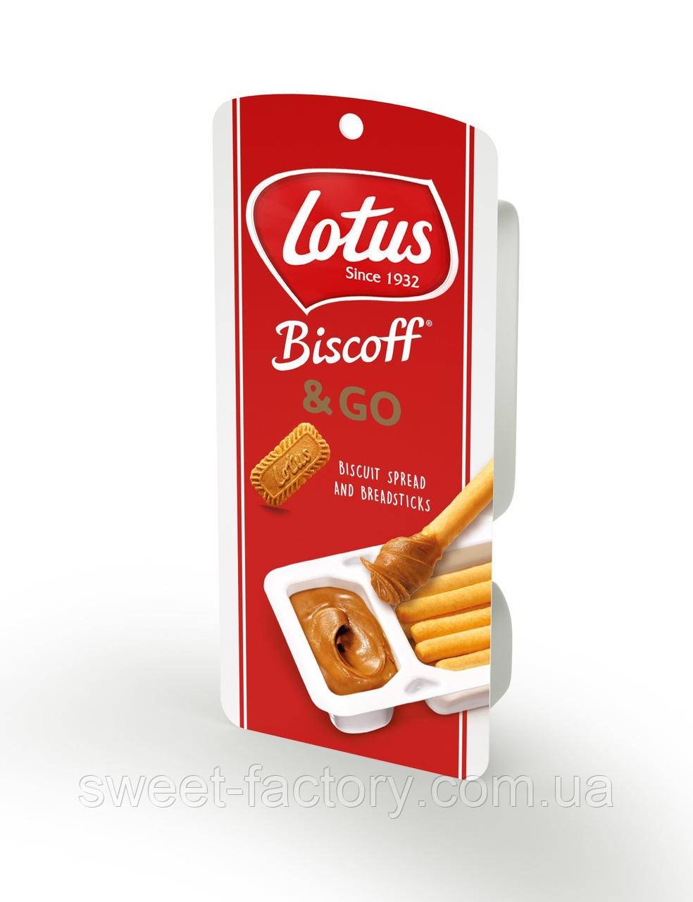 Паста і печиво Lotus Biscoff & Go Biscuit Spread 45g, фото 1