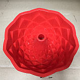 Силіконова форма для випічки кругла Калач,d h 28 3,5 див., фото 3