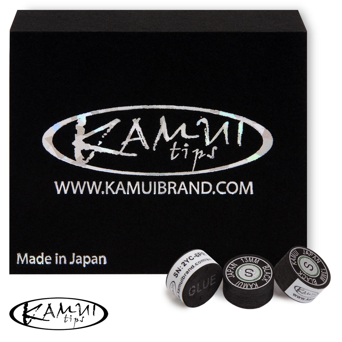 Наклейка для кия Kamui Black D13мм Soft 1шт
