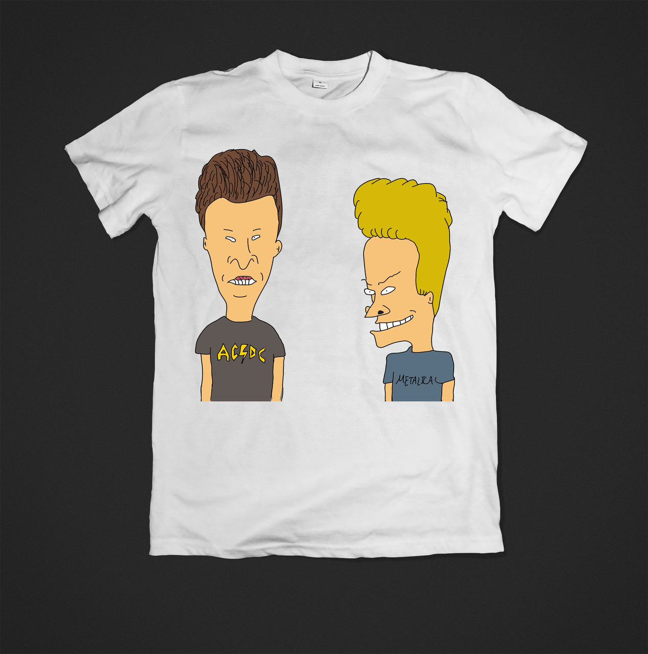 Футболка жіноча з веселим принтом Beavis and Butthead, фото 1