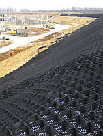 Георешітка Геодор ГРП 22/10 (яч. 16*16, модуль 2,5*6,6) 15.5 м2, зміцнення схилів