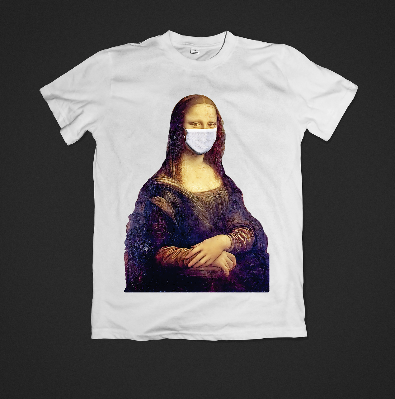 Футболка чоловіча з принтом Mona Lisa