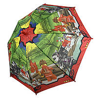 Детский зонт "Лего Ниндзяго" для мальчиков от Paolo Rossi, с красной ручкой, 0017-9
