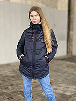 Стильна жіноча куртка-жилетка 2в1