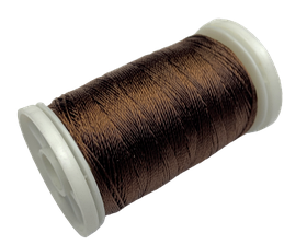 Нитка поліестер для ручного шиття і рукоділля dtex 233/3 колір Коричневий 2492