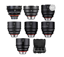 Набір об'єктивів Rokinon Xeen 14, 16, 24, 35, 50, 85, 135 mm Cine 7 Lens Bundle Canon EF, PL, Sony E Kit