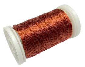 Нитка поліестер для ручного шиття і рукоділля dtex 233/3 колір Коньяк