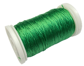 Нитка поліестер для ручного шиття і рукоділля dtex 233/3 колір Зелений 2210