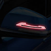 Світловідбиваюча 3D наклейка для автомобіля Червоний