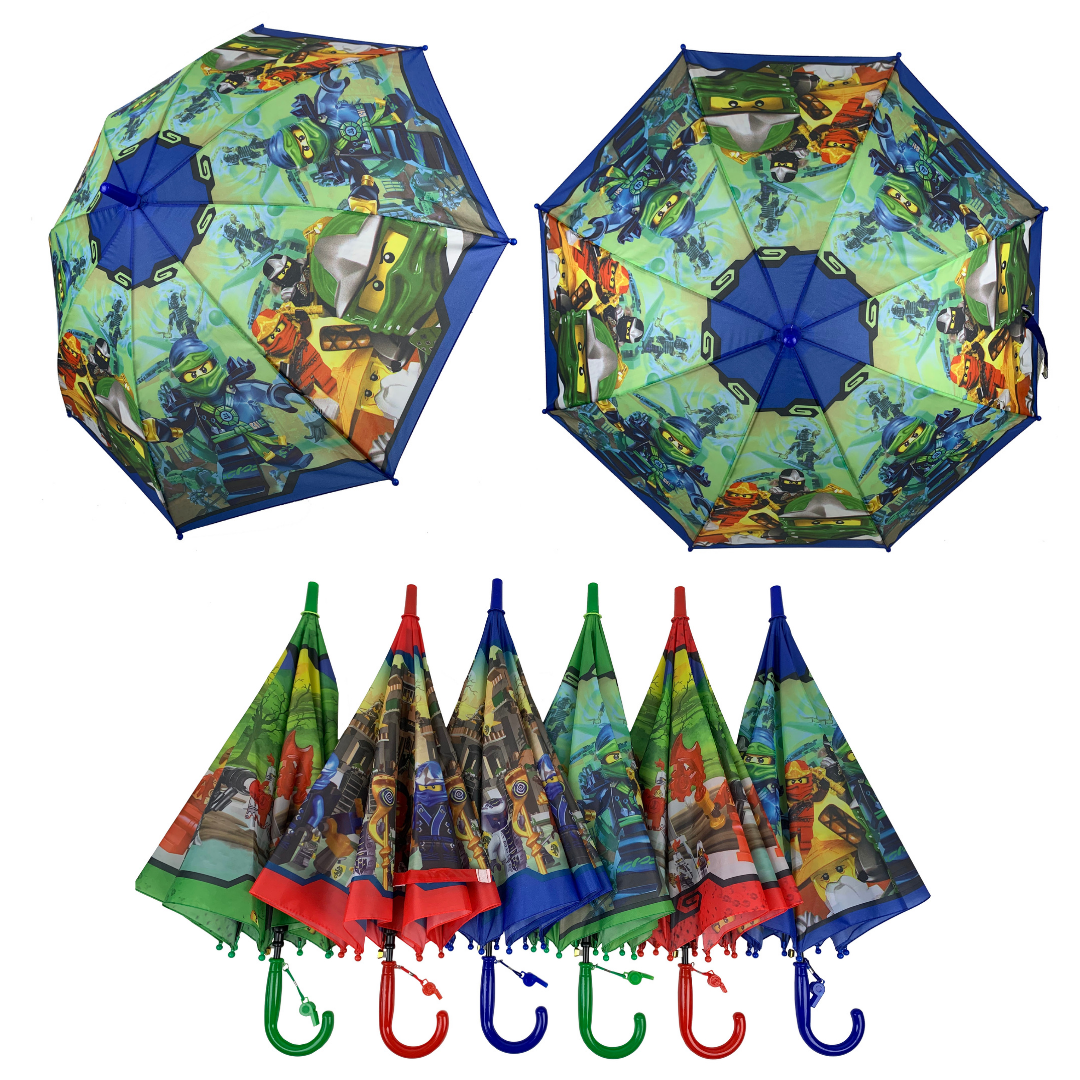 Дитяча парасоля для хлопчиків "Лего Ніндзяго" від Paolo Rossi, 6 кольорів, 017