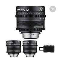 Набір об'єктивів Rokinon Xeen CF Cine 3-Lens Kit Canon EF (ROXCF3EF), PL (ROXCF3PL), Sony E-Mount (ROXCF3E)