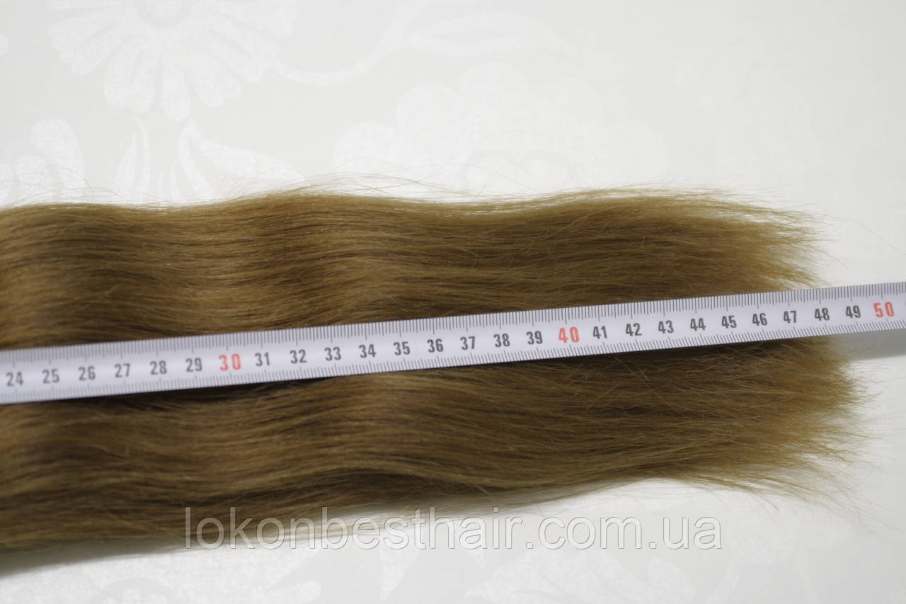 Натуральные 100% Славянские волосы для наращивания 48 см / 121 грамм ЛЮКС - фото 7 - id-p1026115502