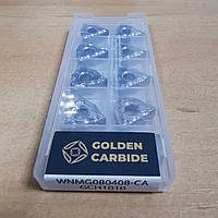Пластина твердосплавная Golden carbide WNMG080408 СА GCH1010 (по алюминию)