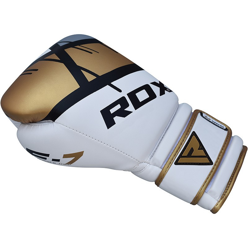 Боксерські рукавички RDX Rex Leather Gold 10 ун. - фото 4 - id-p1345920761