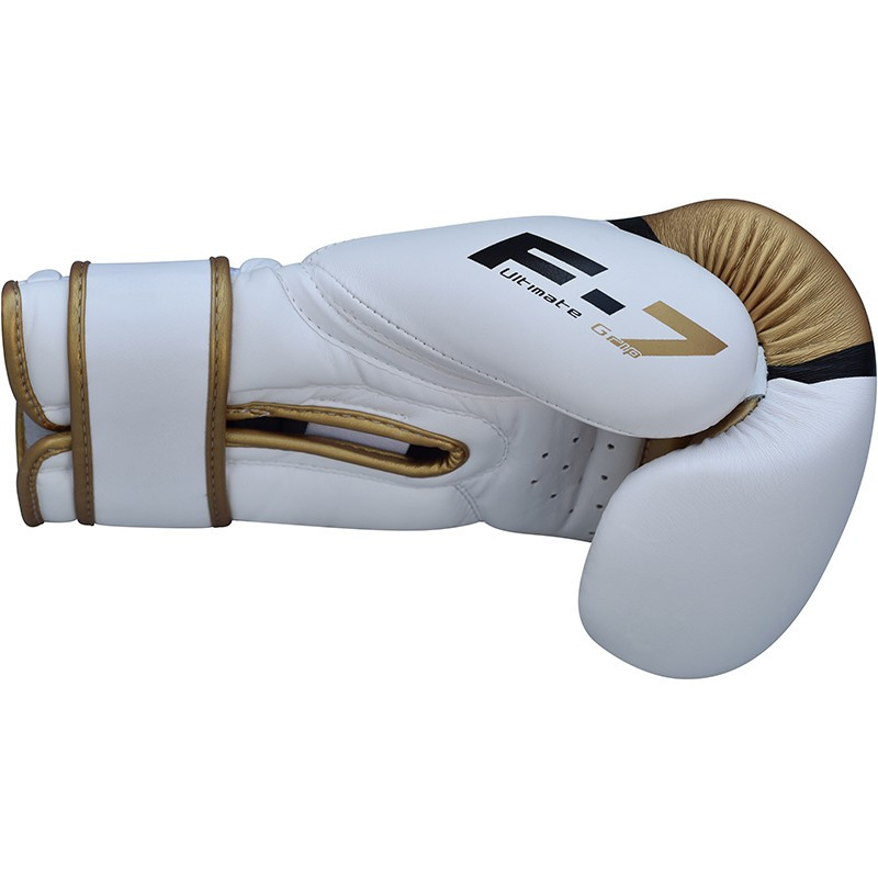 Боксерські рукавички RDX Rex Leather Gold 10 ун. - фото 6 - id-p1345920761