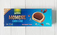 Печенье с молочным шоколадом Gullon Moment Choco star milk chocolate & cream 235г (Испания)