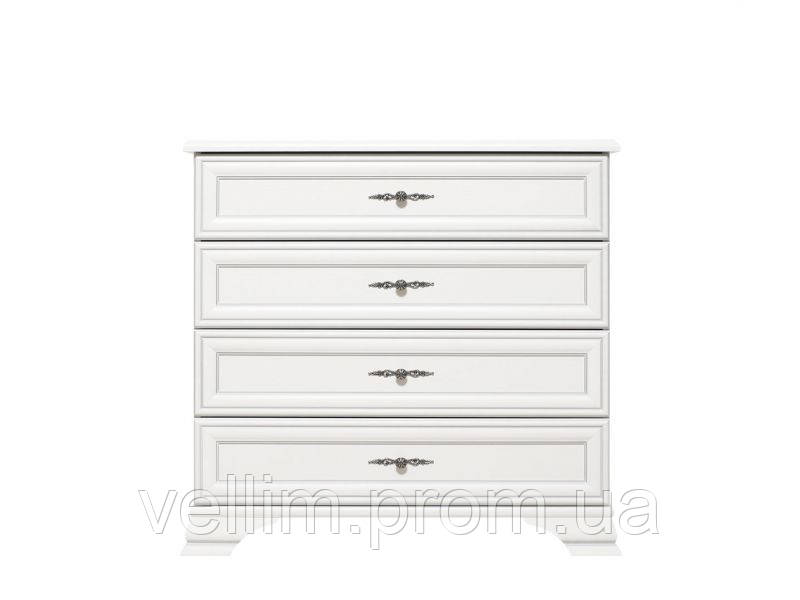 Комод Gerbor Кентукі KOM4S 94,5×90,5×44,5 білий альпійський