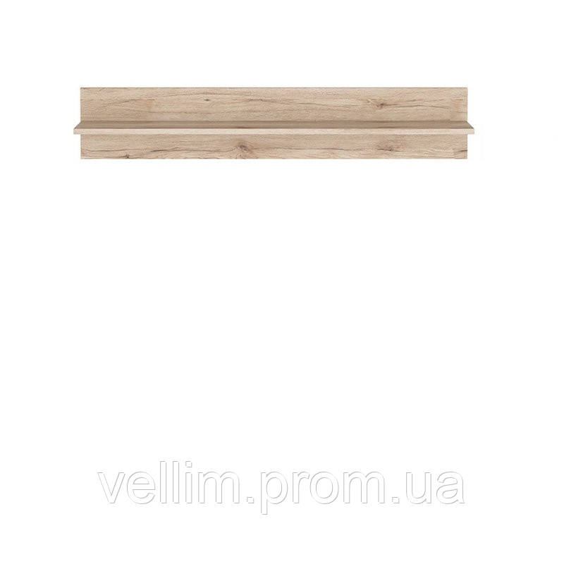 Полку Gerbor Эльпассо POL100 100х20х19,5 дуб санремо