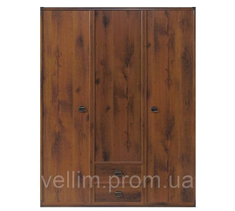 Шафа розпашній BRW Індіана JSZF3d2s/150 150х195,5х57 дуб шутер