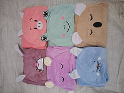 Рушник дитячий мікрофібра з куточком 65х140