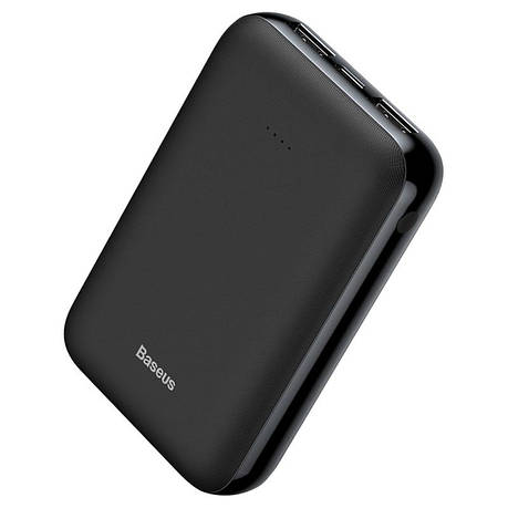 УМБ Power Bank (зовнішній акумулятор) для телефону Baseus Mini JA 10000Т мАг Чорний (PPJAN-A01), фото 1