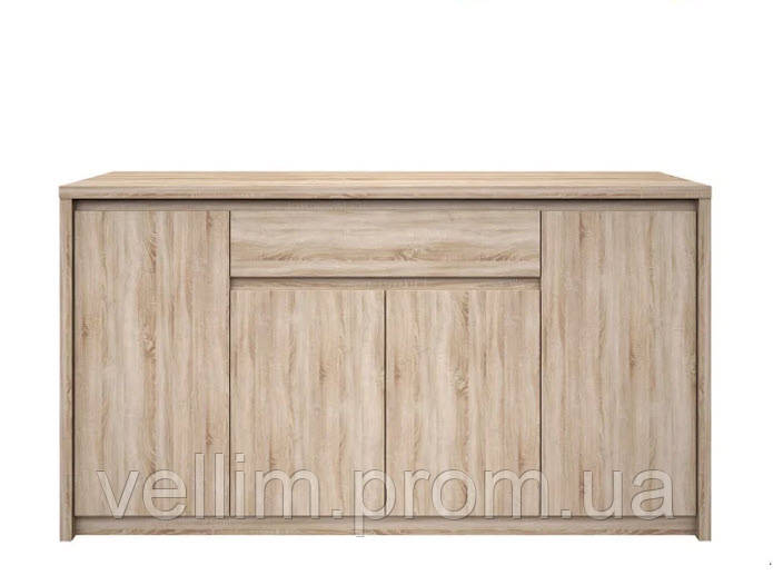 Комод ВМВ Нортон КОМ4D1S 168×92×40 дуб сонома
