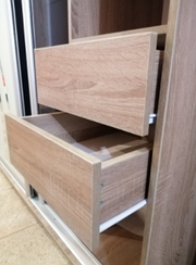 Ящик (шухляда) (2 шт.) на білих роликових напрямних для шафи-купе Влабі купити в Україні