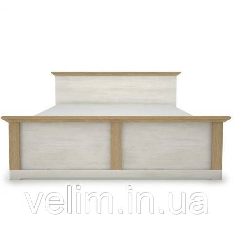 Ліжко двоспальне (з основою під матрац) ВМВ Арсал 160х200 норвезька сосна/дуб кам'яний