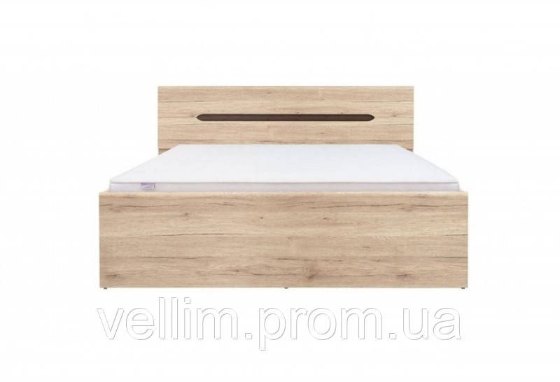 Ліжко двоспальне Gerbor Ельпасо (каркас) 160х200 дуб санремо